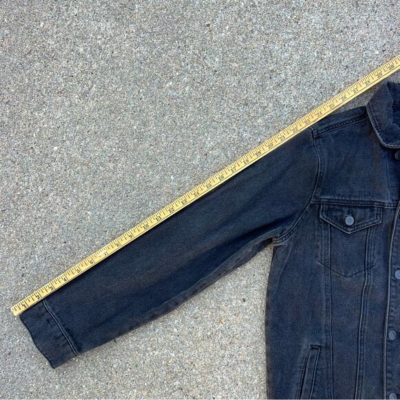 Betty Boop Black Trucker Jean Jacket XS - Picture 8 of 8